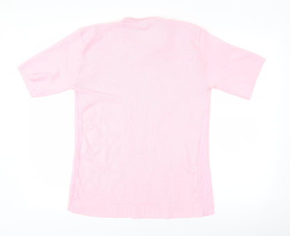 Preloved Emma Collection Womens Pink   Basic T-Shirt Size L - Back