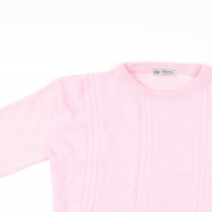 Preloved Emma Collection Womens Pink   Basic T-Shirt Size L - Detail