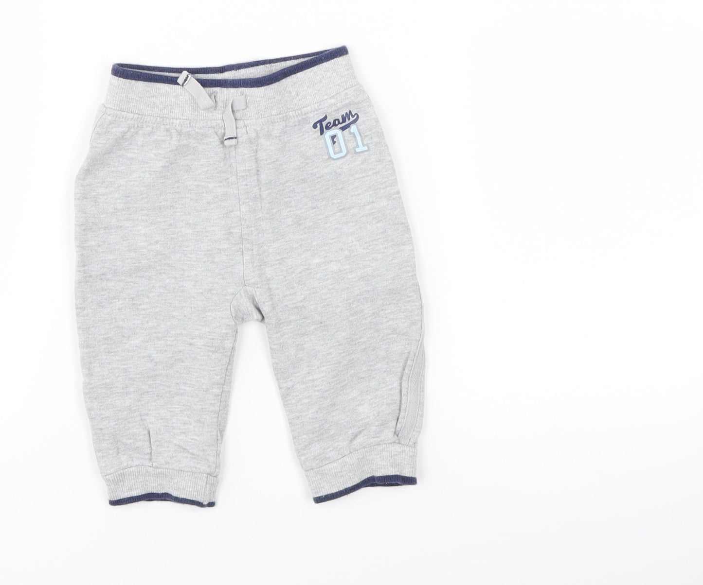George Boys Grey   Jogger Trousers Size 6-9 Months