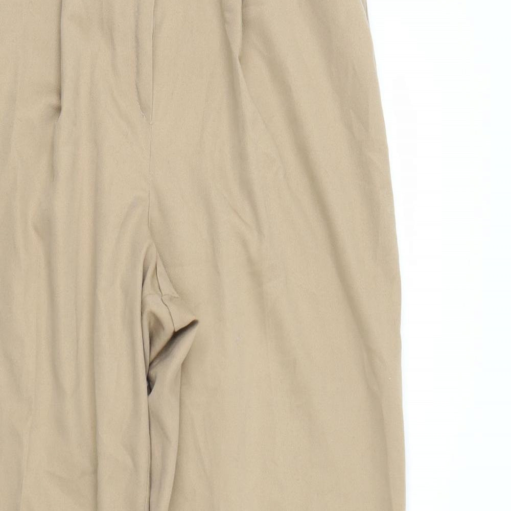 Essentials Womens Beige   Trousers  Size 14 L25 in