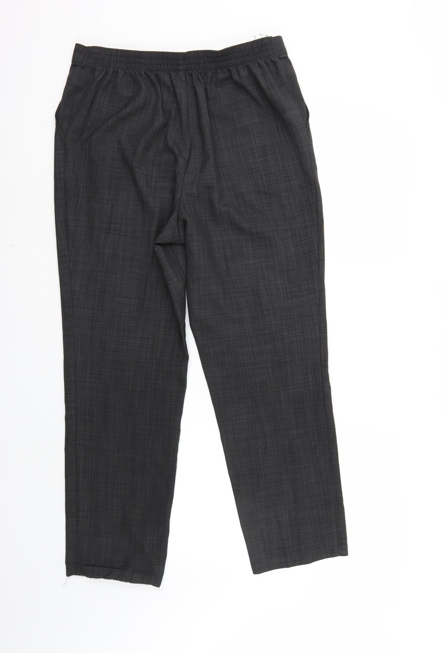 M&S Womens Grey   Trousers  Size 12 L26 in