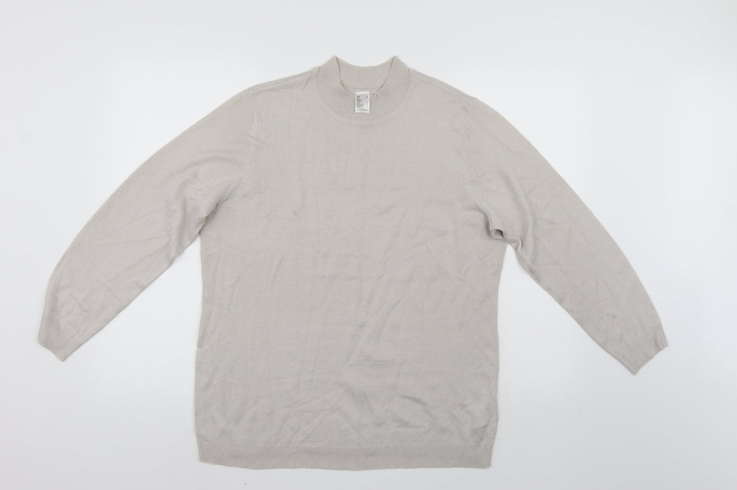 Preworn Womens Grey   Pullover Jumper Size 18
