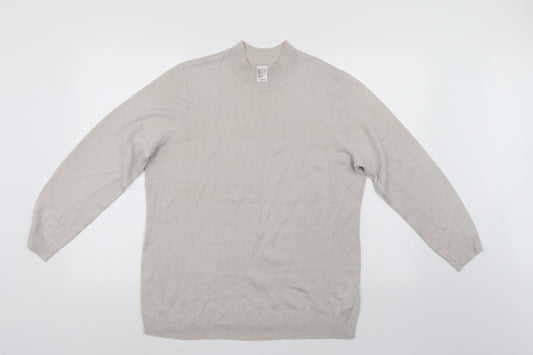 Preworn Womens Grey   Pullover Jumper Size 18