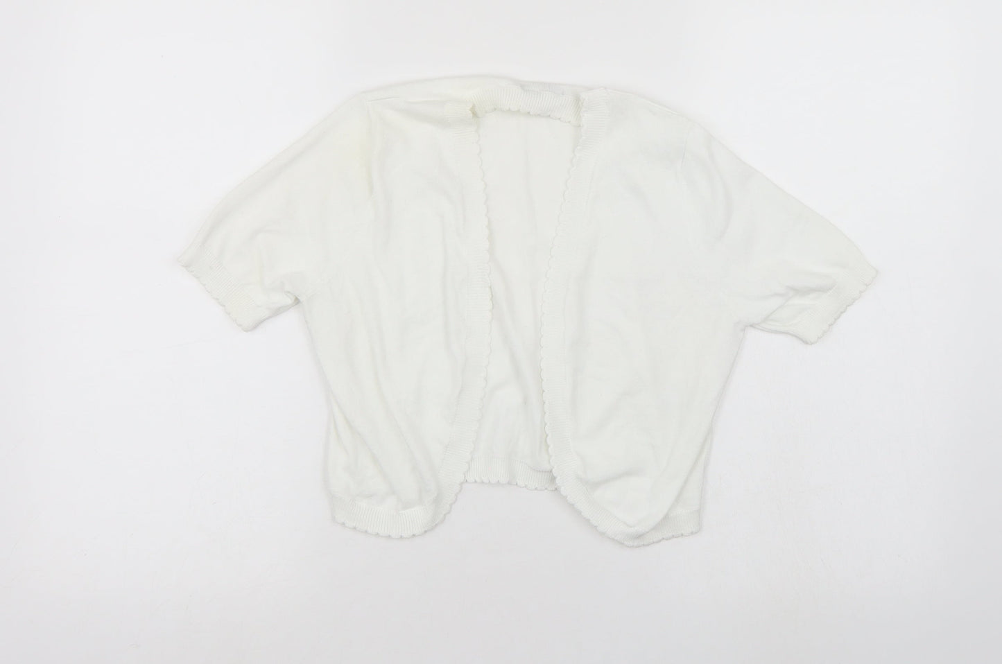 TU Womens White   Cardigan Jumper Size 10