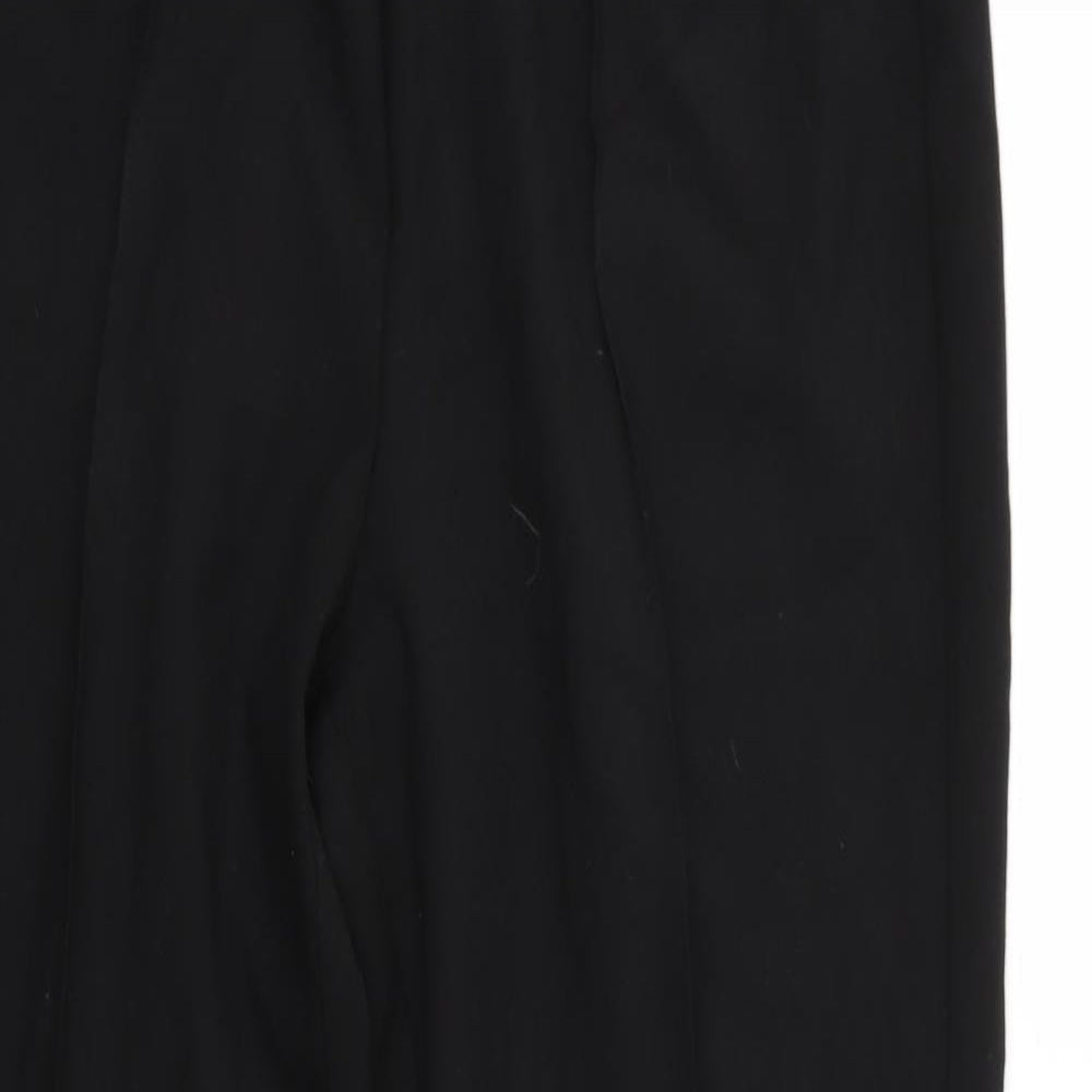 Julipa Womens Black   Trousers  Size 14 L26 in - Elastic Waist