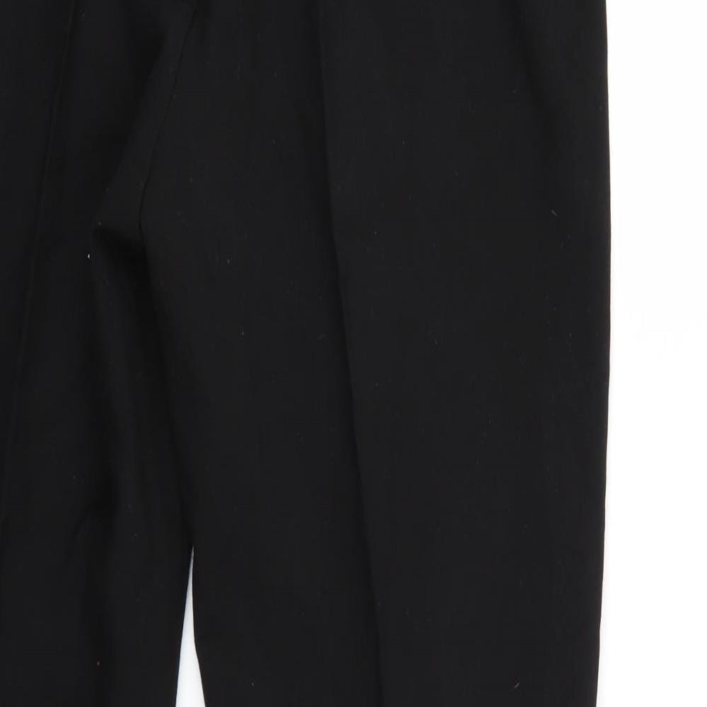 Julipa Womens Black   Trousers  Size 14 L26 in - Elastic Waist