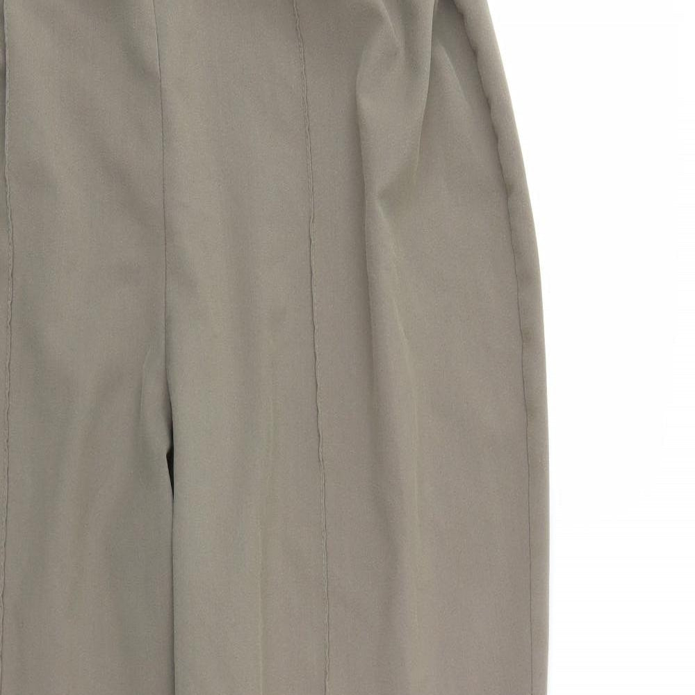 BM Womens Beige   Trousers  Size 18 L26 in - Elastic Waist