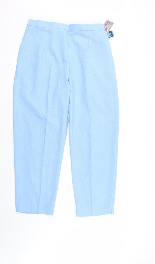 body wise Womens Blue   Trousers  Size 20 L25 in - Elastic Waist