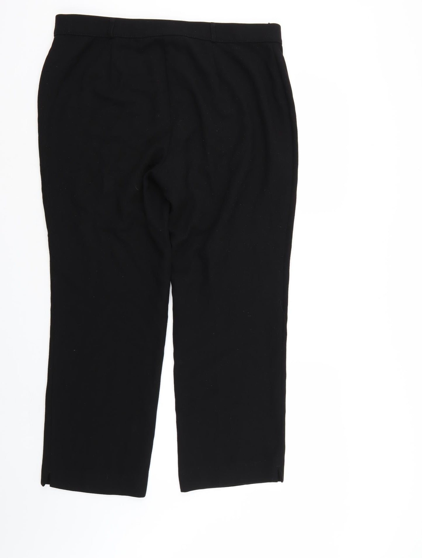 Marks & Spencer Womens Black   Trousers  Size 18 L27 in