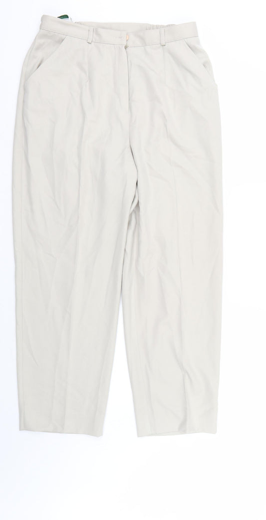 Jumper Womens Ivory   Trousers  Size 16 L28 in - Elastic Waist
