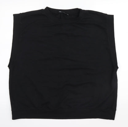 Preloved I SAW IT FIRST Womens Black   Basic Tank Size 16 - Front