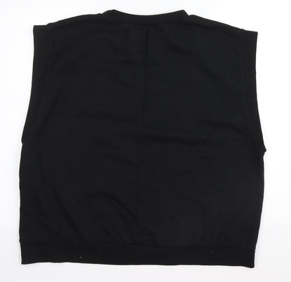 Preloved I SAW IT FIRST Womens Black   Basic Tank Size 16 - Back