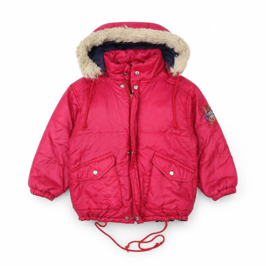 Peanuts Girls Pink   Parka Jacket Size 6 Years