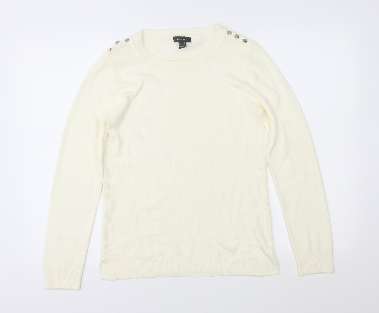 Atmosphere Womens Ivory  Knit Pullover Jumper Size 10
