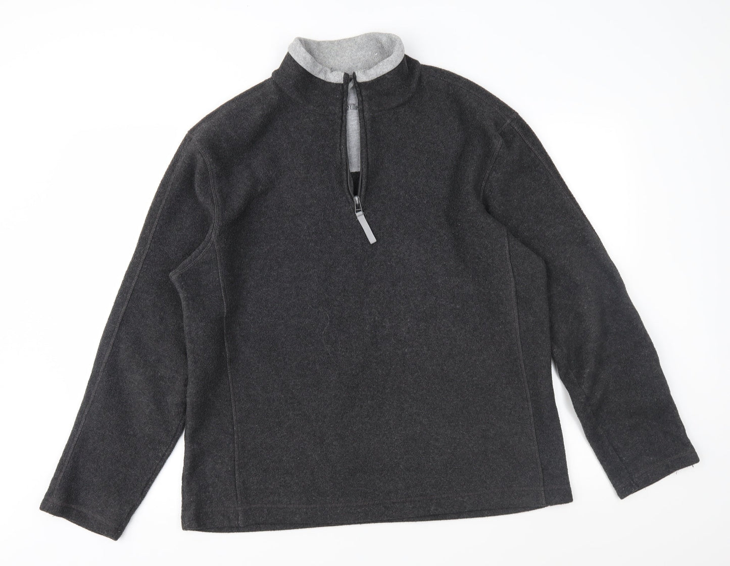 Easy Mens Grey  Fleece Jacket  Size M