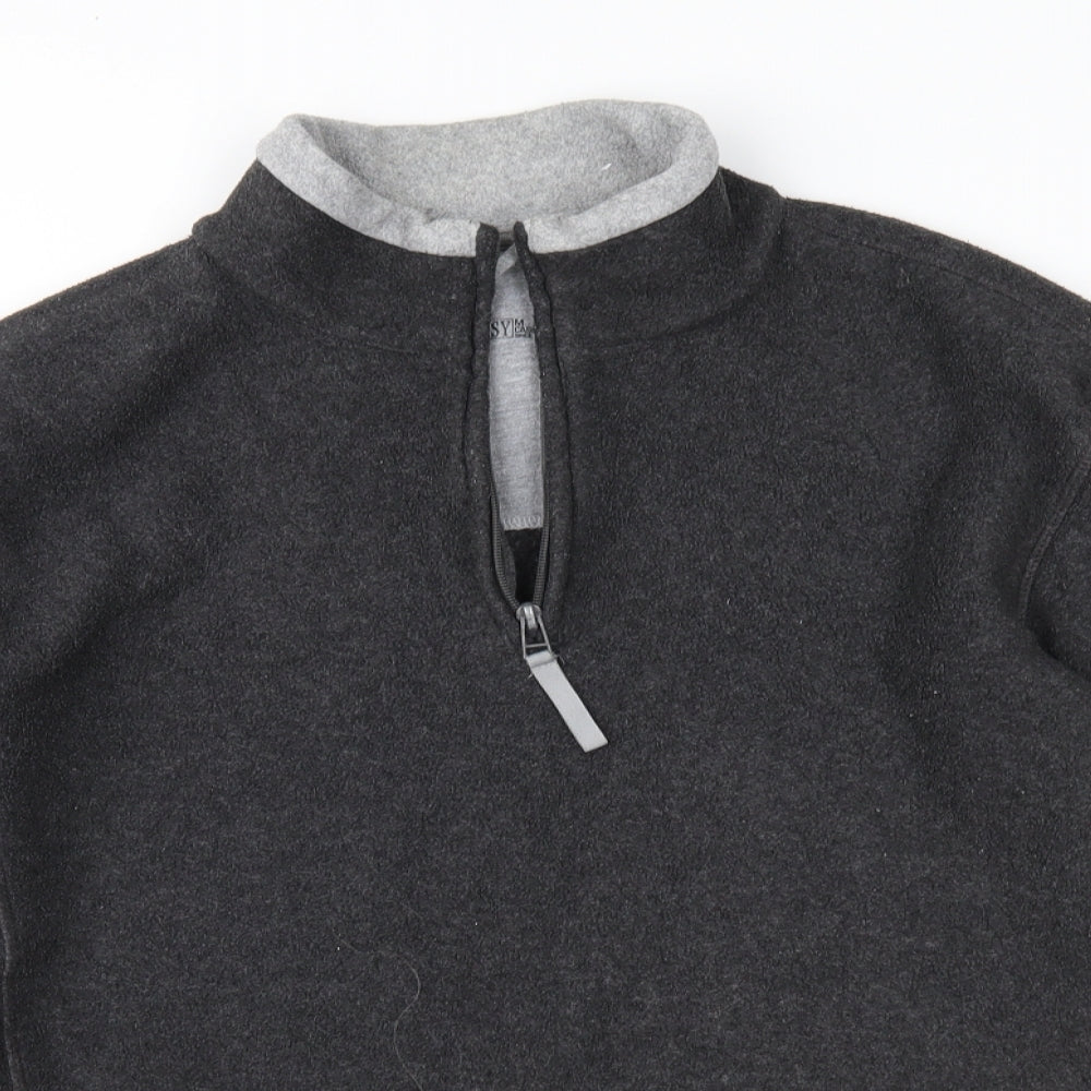 Easy Mens Grey  Fleece Jacket  Size M