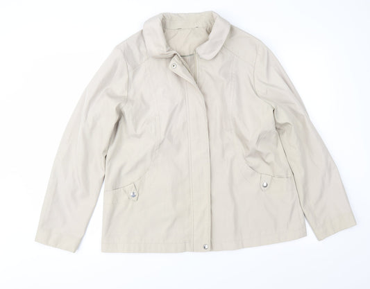Bonmarché Womens Beige   Jacket Coat Size M