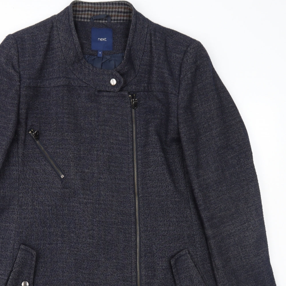 NEXT Womens Blue   Overcoat Coat Size 14