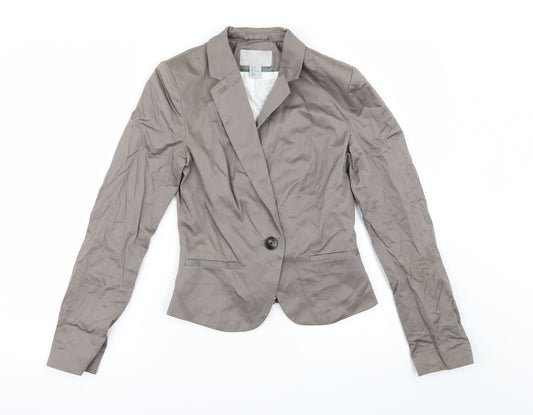 H&M Womens Brown   Jacket  Size 4