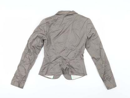 Preloved H&M Womens Brown   Jacket  Size 4 - Back