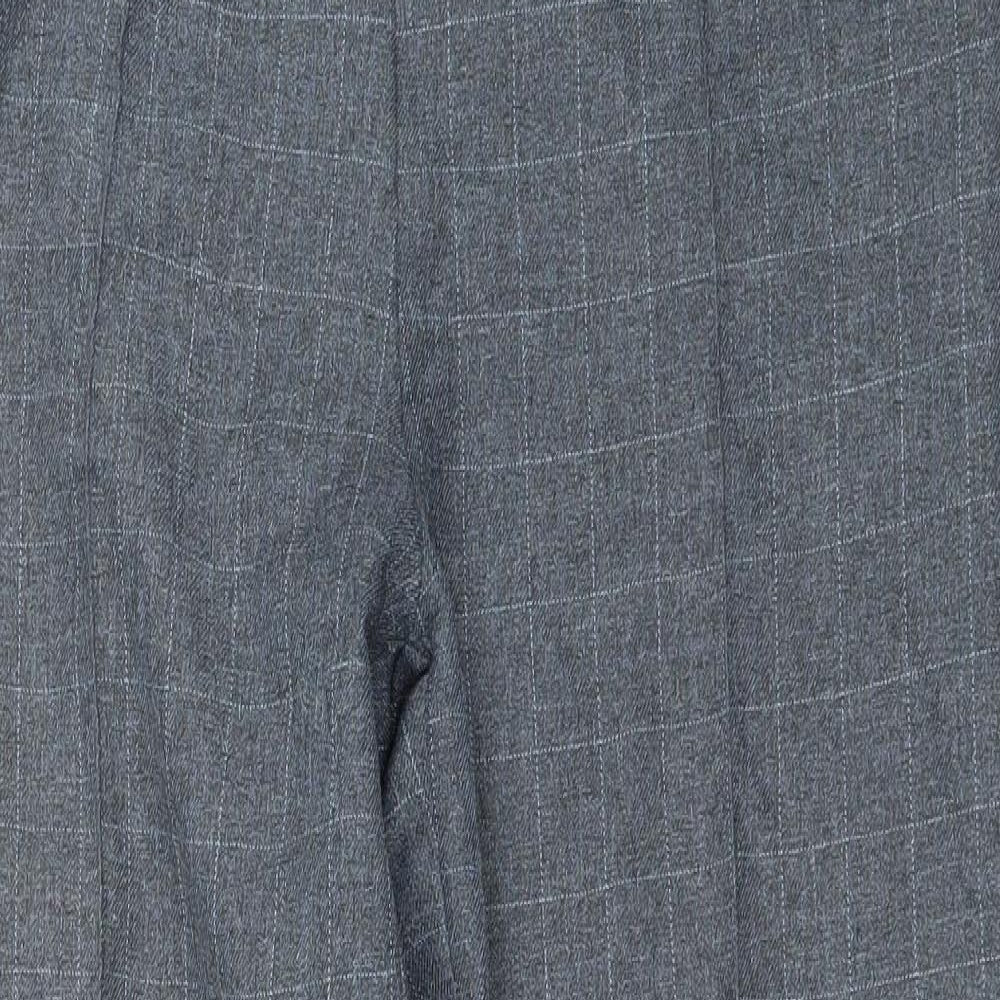 EWM Womens Green Check  Trousers  Size 16 L26 in