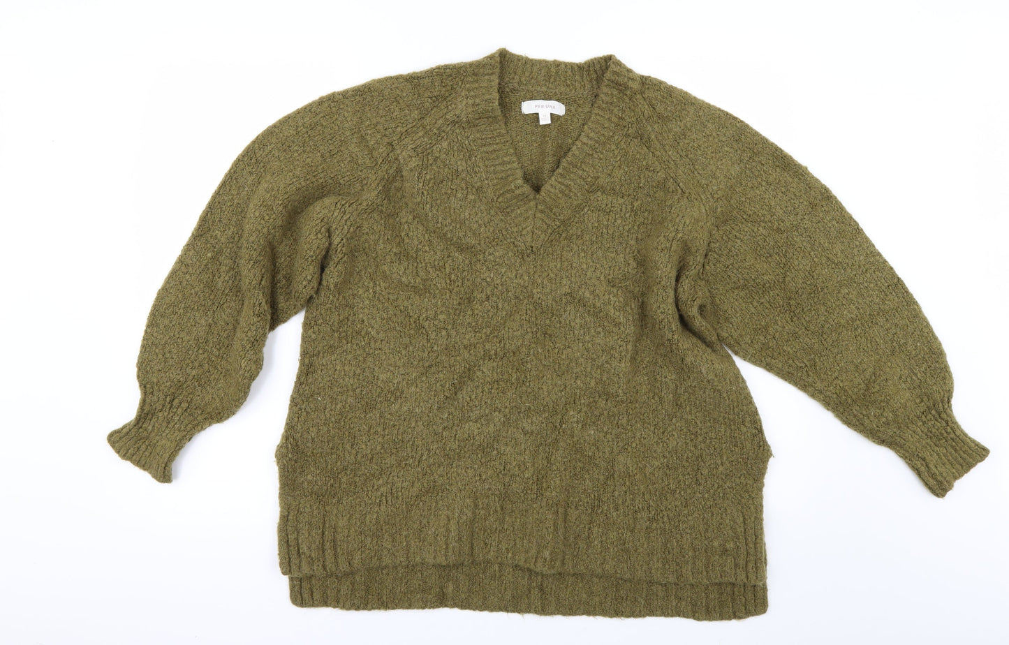 Per Una Womens Green   Pullover Jumper Size 14