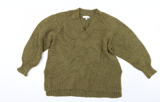 Per Una Womens Green   Pullover Jumper Size 14