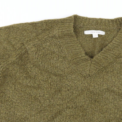 Preloved Per Una Womens Green   Pullover Jumper Size 14 - Detail