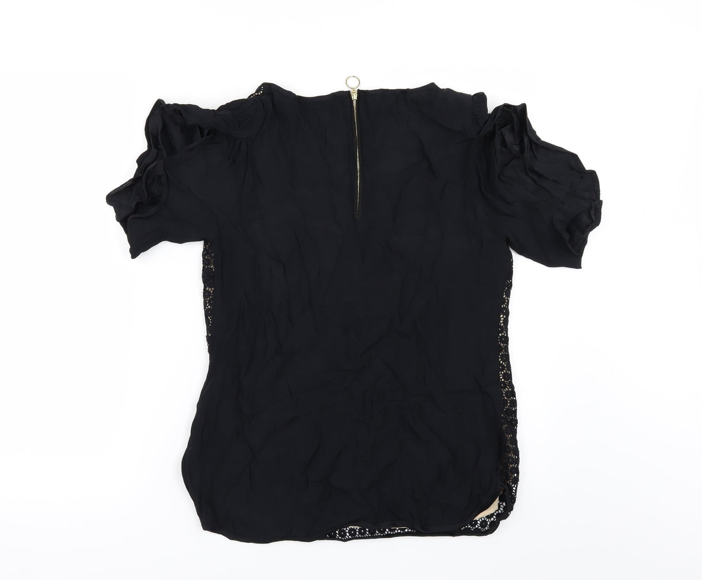 wishbone Womens Black   Tunic Blouse Size 10
