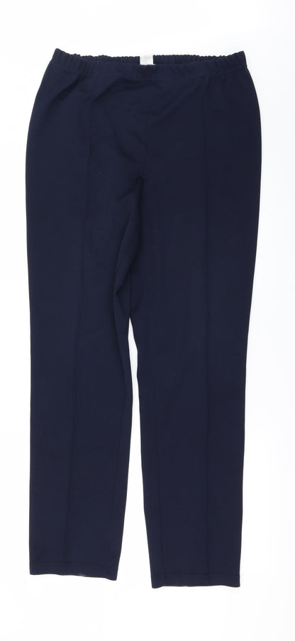 Preloved Daxon Womens Blue   Trousers  Size 16 L30 in - Front