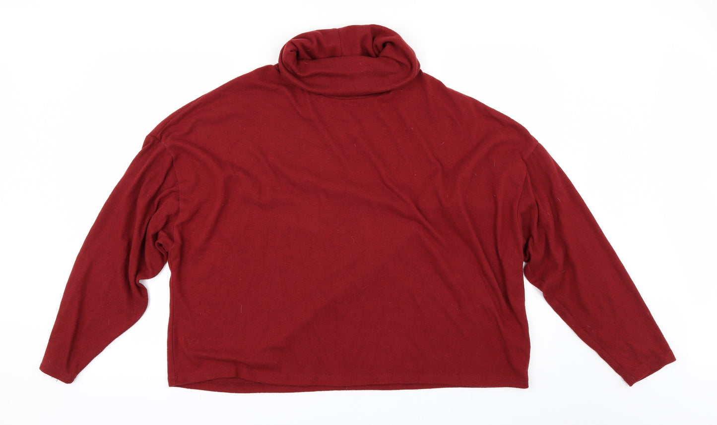 Primark Womens Red   Pullover Jumper Size XL  - CROPPED