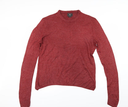 Preloved F&F Mens Red   Pullover Jumper Size S - Front