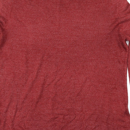 Preloved F&F Mens Red   Pullover Jumper Size S - Label