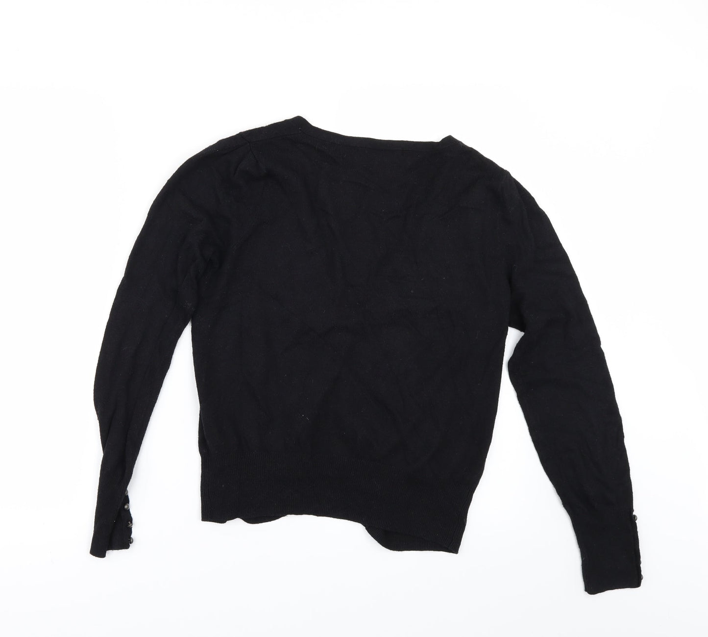 Marks and Spencer Womens Black   Cape Jumper Size 10