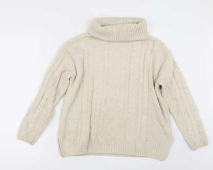Preloved George Womens Beige   Pullover Jumper Size S - Front
