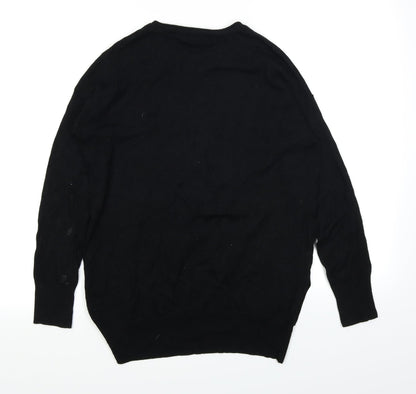 Preloved Atmosphere Womens Black  Knit Pullover Jumper Size 8 - Back