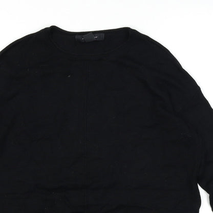Preloved Atmosphere Womens Black  Knit Pullover Jumper Size 8 - Detail