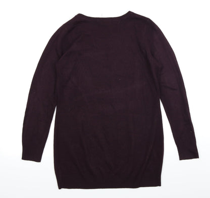 Preloved Dorothy Perkins Womens Purple   Pullover Jumper Size 12 - Back