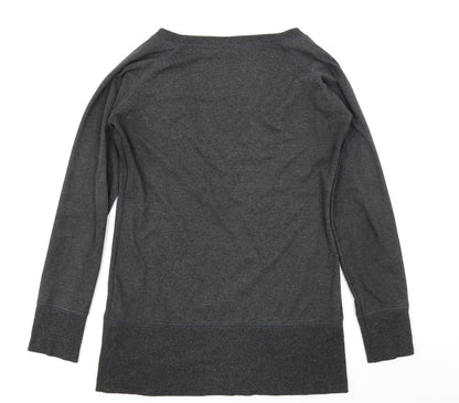 Preloved Select Womens Grey   Pullover Jumper Size 12 - Back