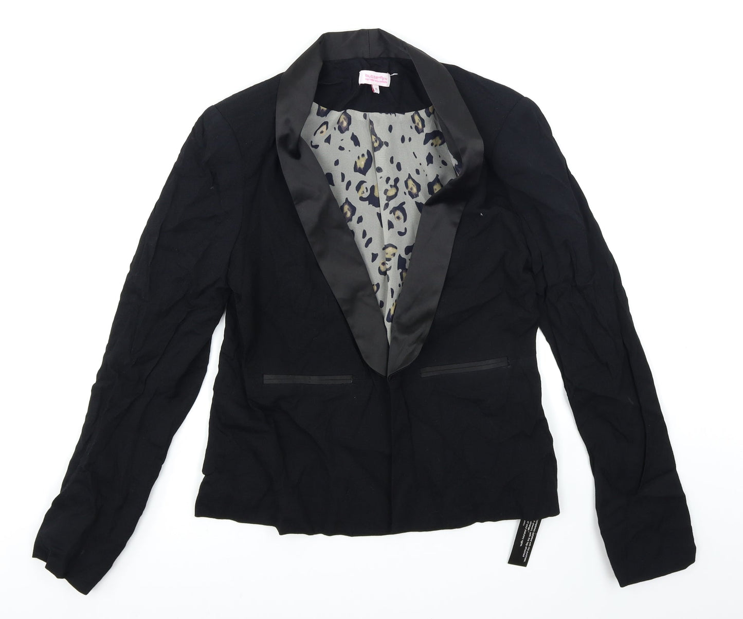 Butterfly Womens Black   Jacket Blazer Size 10