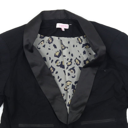 Preloved Butterfly Womens Black   Jacket Blazer Size 10 - Detail