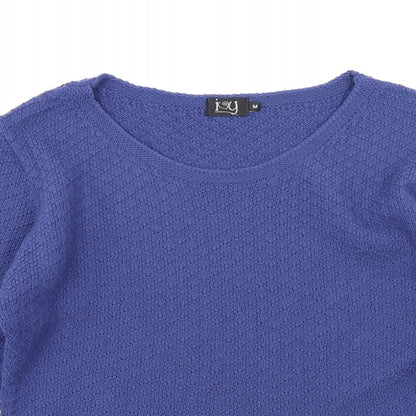 Preloved Ivy Womens Blue  Knit Basic T-Shirt Size M - Detail