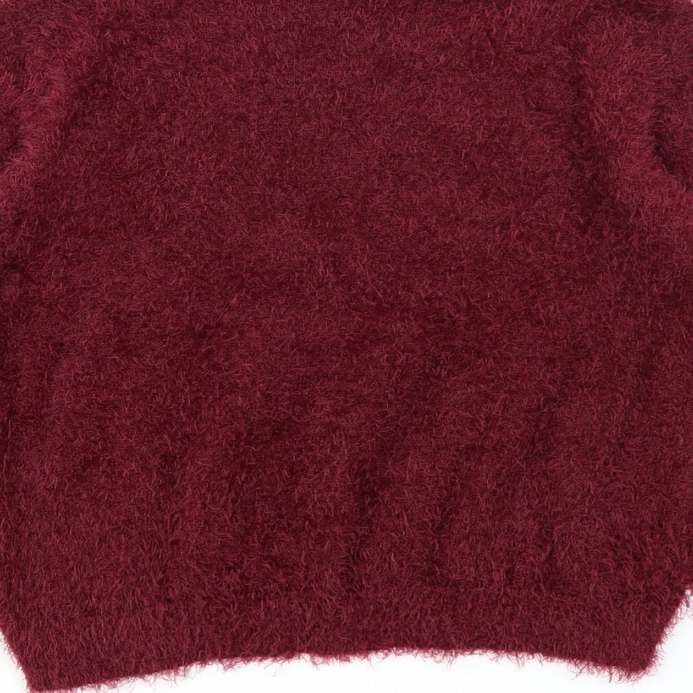 Divided Womens Purple   Pullover Jumper Size S