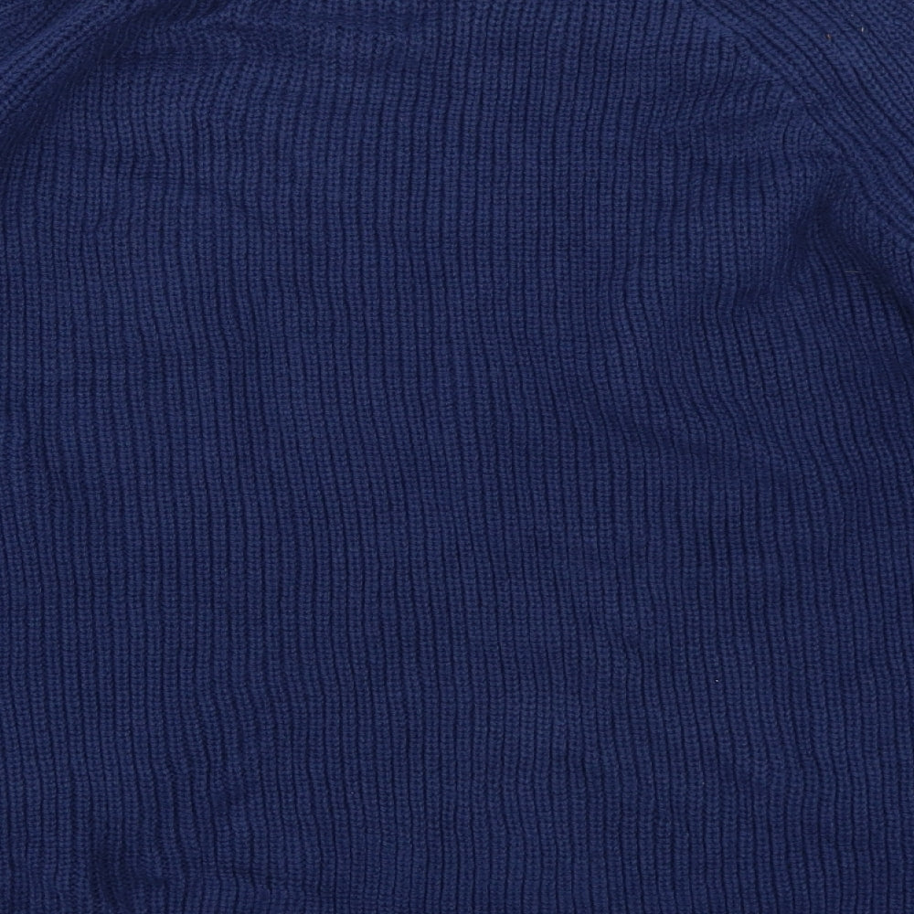 TU Womens Blue  Knit Pullover Jumper Size 14