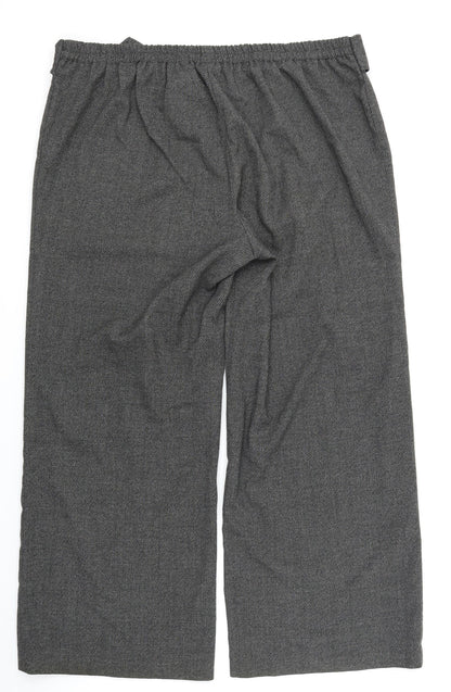 Preloved e. Womens Black   Trousers  Size 20 L28 in - Back