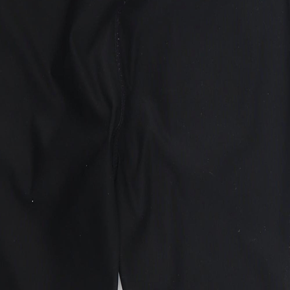 Athletic Works Womens Black   Cropped Leggings Size 8 L18 in