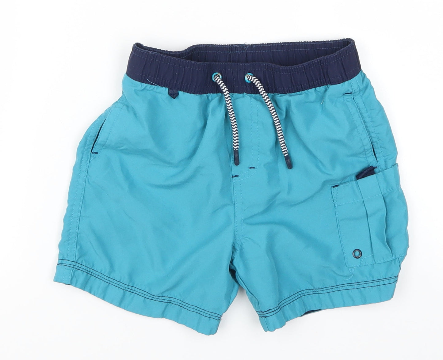 F&F Boys Blue   Bermuda Shorts Size 6-7 Years