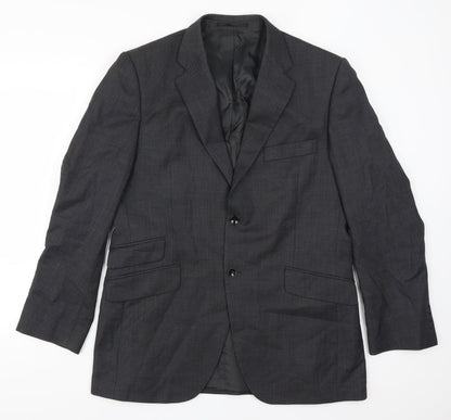 Preloved Howick Mens Grey   Jacket Suit Jacket Size 40 - Front