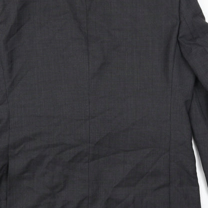 Preloved Howick Mens Grey   Jacket Suit Jacket Size 40 - Label