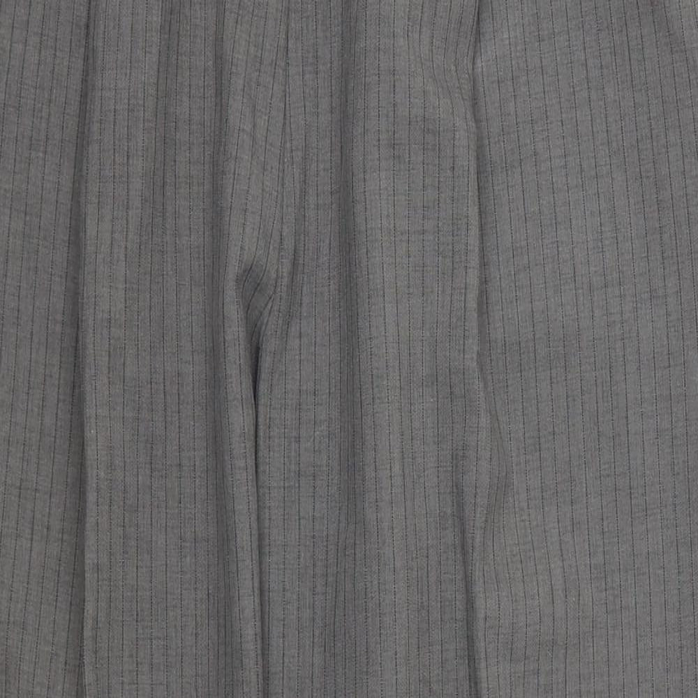 BHS Womens Grey Striped  Trousers  Size 16 L26 in